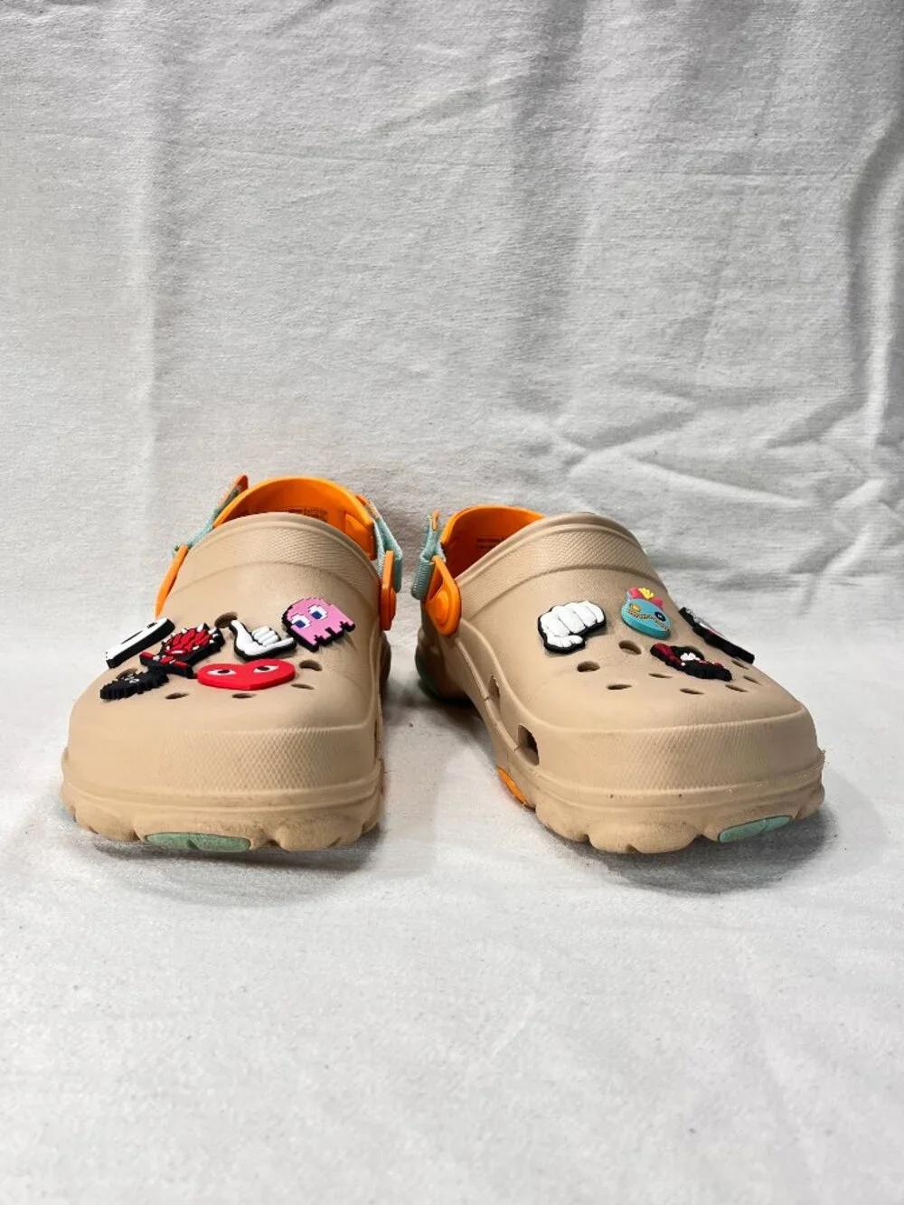 Crocs Classic All-Terrain Clogs Chai/Multi Size 8M 10W Tan Orange Blue ATC